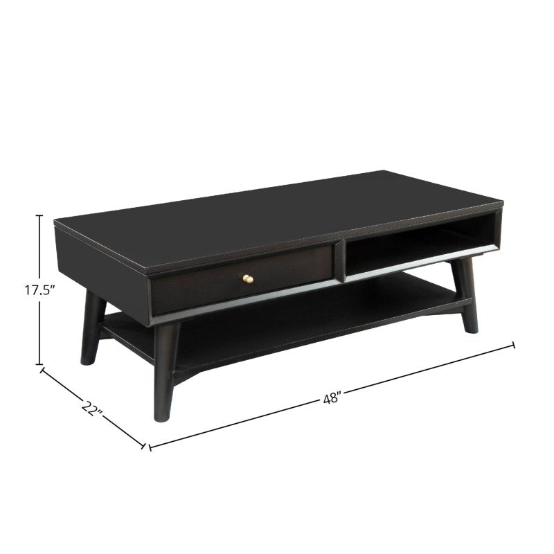 Flynn Coffee Table, Black - FCHF CITY