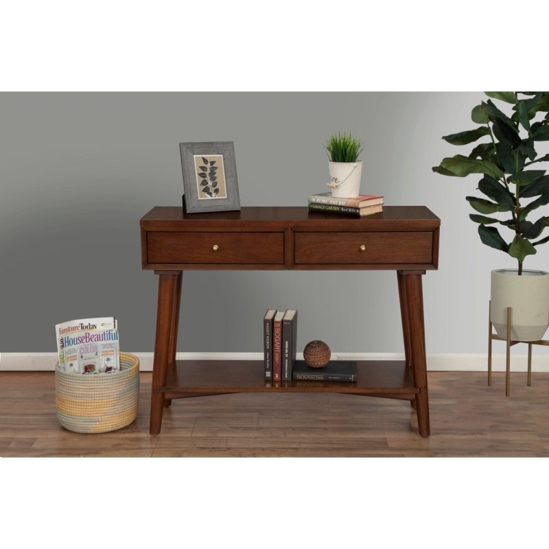 Flynn Console Table, Walnut - FCHF CITY