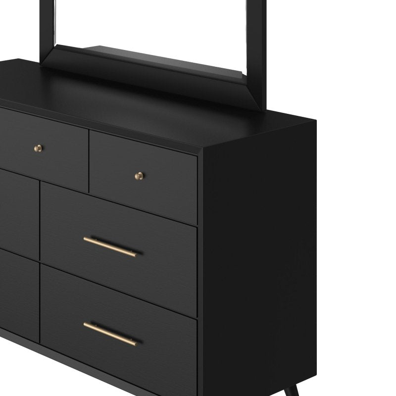 Flynn Dresser, Black - FCHF CITY