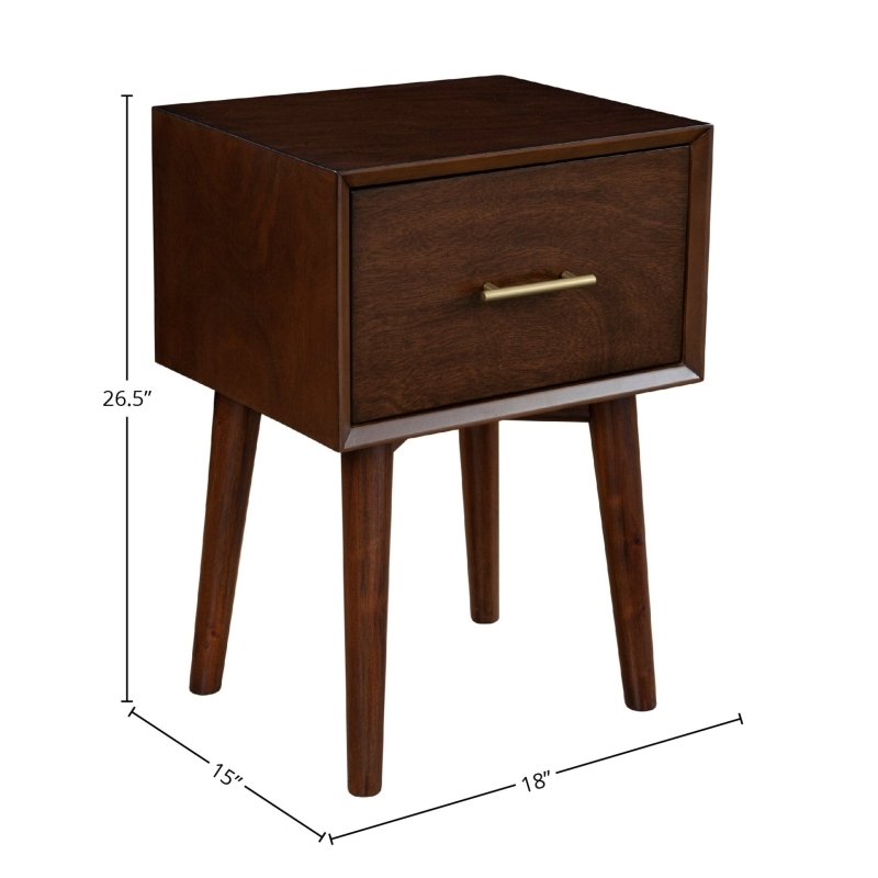 Flynn End Table, Walnut - FCHF CITY