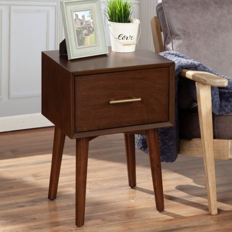 Flynn End Table, Walnut - FCHF CITY