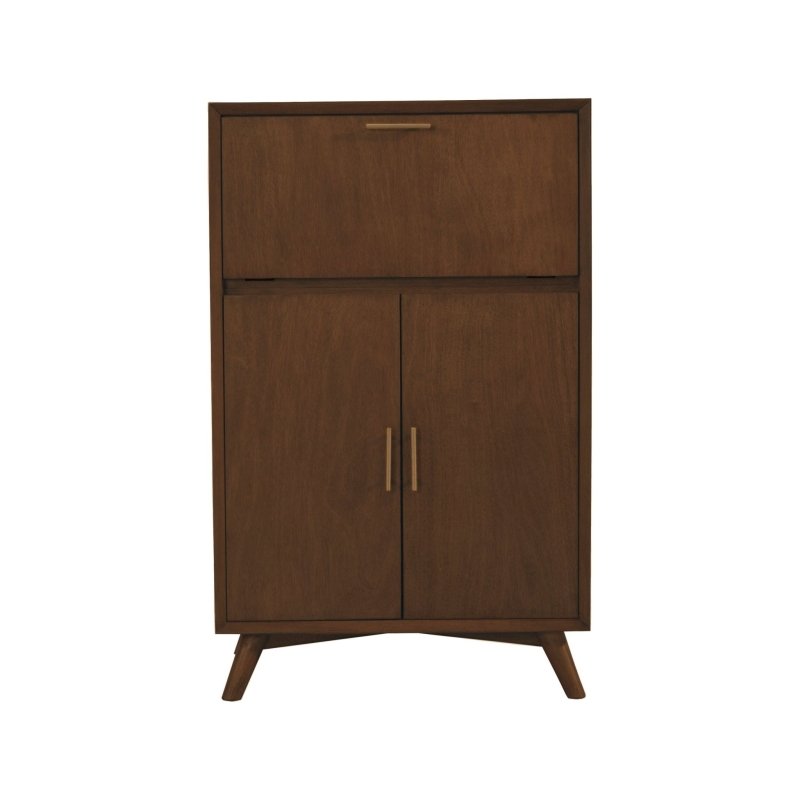 Flynn Large Bar Cabinet, Walnut - FCHF CITY