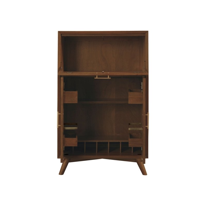Flynn Large Bar Cabinet, Walnut - FCHF CITY