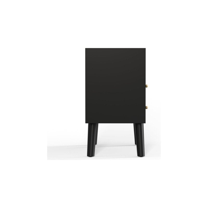 Flynn Large Nightstand, Black - FCHF CITY