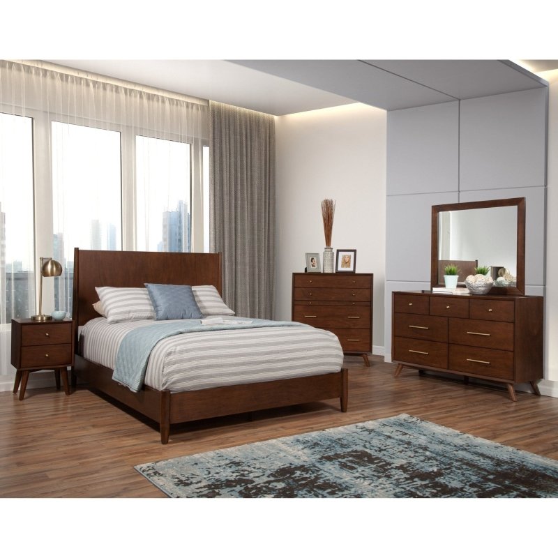 Flynn Mirror, Walnut - FCHF CITY