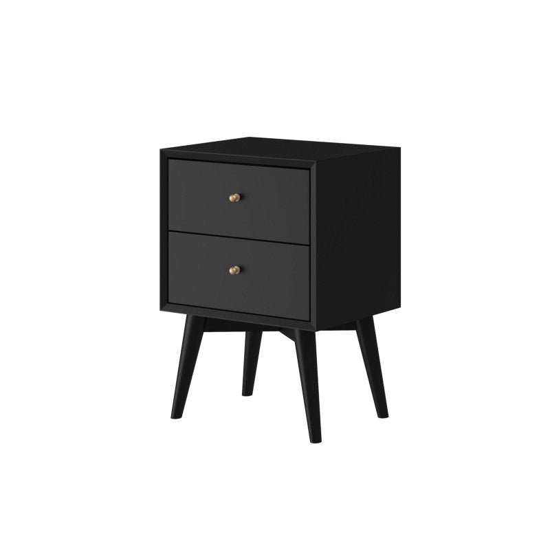 Flynn Nightstand, Black - FCHF CITY