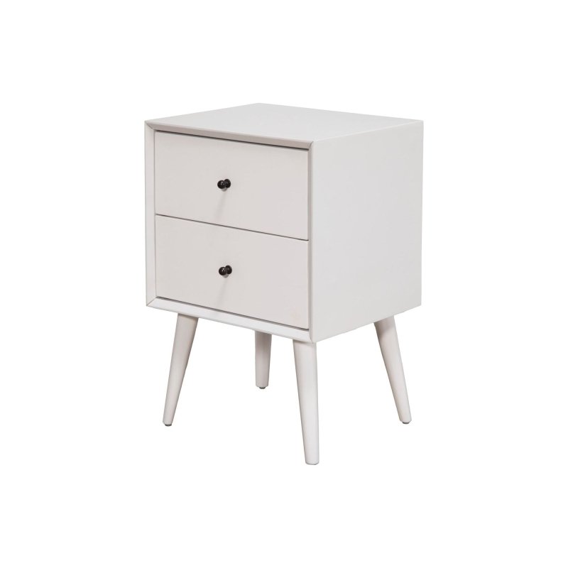 Flynn Nightstand, White - FCHF CITY