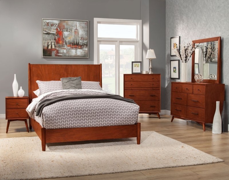 Flynn Panel Bed, Acorn - FCHF CITY