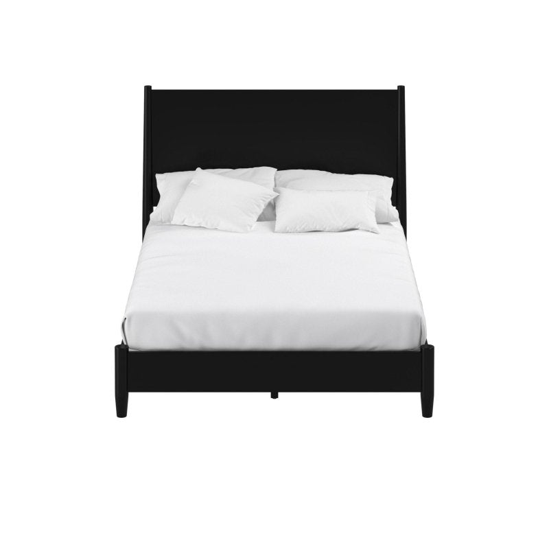 Flynn Panel Bed, Black - FCHF CITY