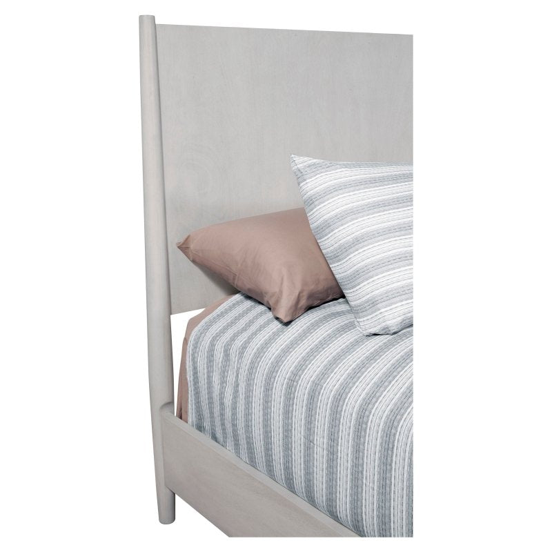 Flynn Panel Bed, Gray - FCHF CITY