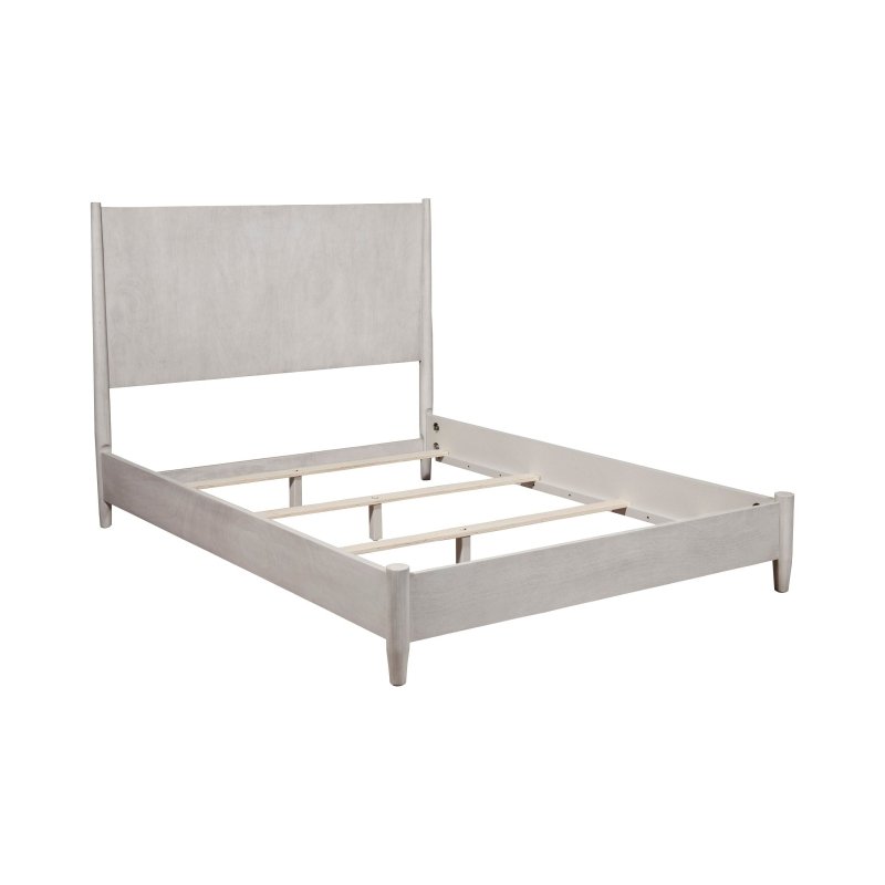 Flynn Panel Bed, Gray - FCHF CITY