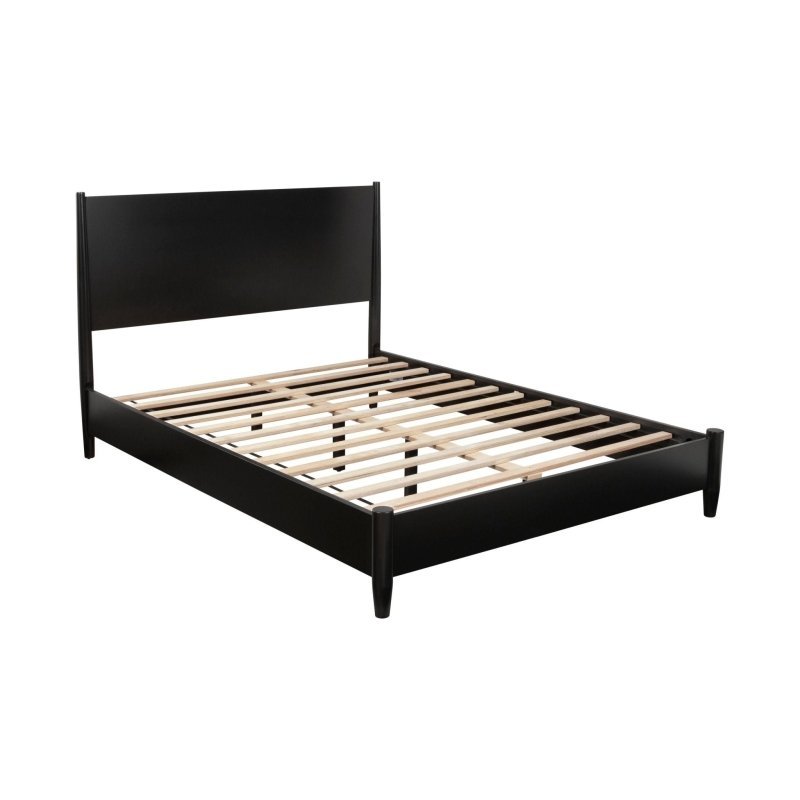 Flynn Platform Bed, Black - FCHF CITY