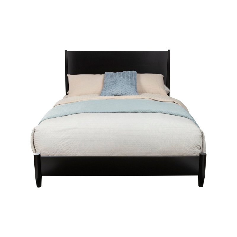 Flynn Platform Bed, Black - FCHF CITY