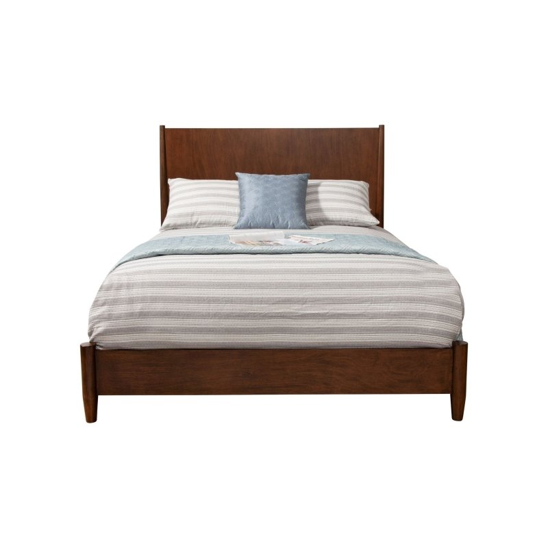 Flynn Platform Bed, Walnut - FCHF CITY