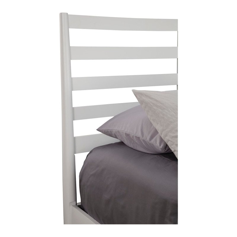 Flynn Retro Bed, White - FCHF CITY