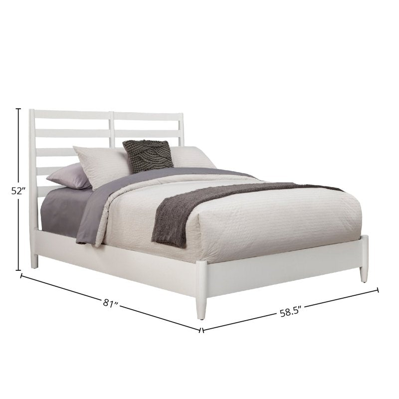Flynn Retro Bed, White - FCHF CITY