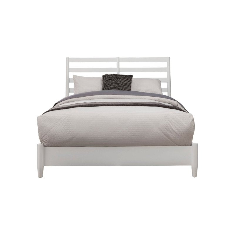 Flynn Retro Bed, White - FCHF CITY