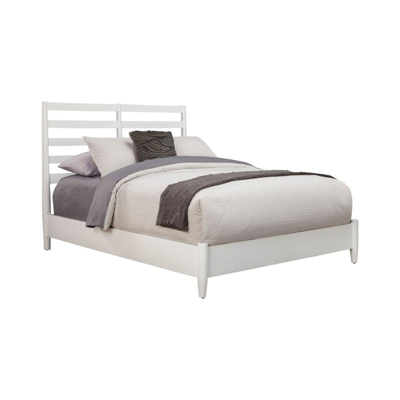 Flynn Retro Bed, White - FCHF CITY