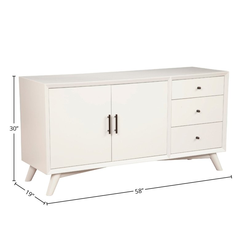 Flynn Sideboard, White - FCHF CITY