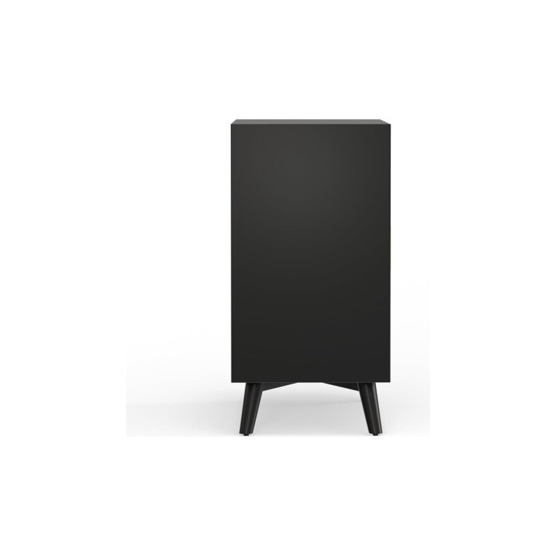 Flynn Small Bar Cabinet, Black - FCHF CITY