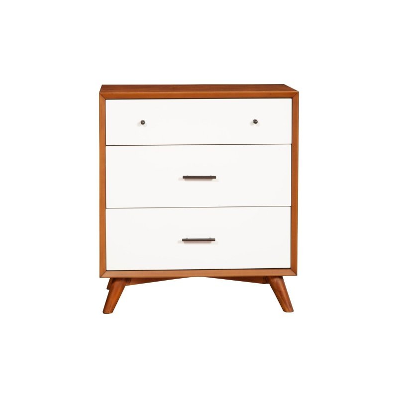 Flynn Small Chest, Acorn & White - FCHF CITY