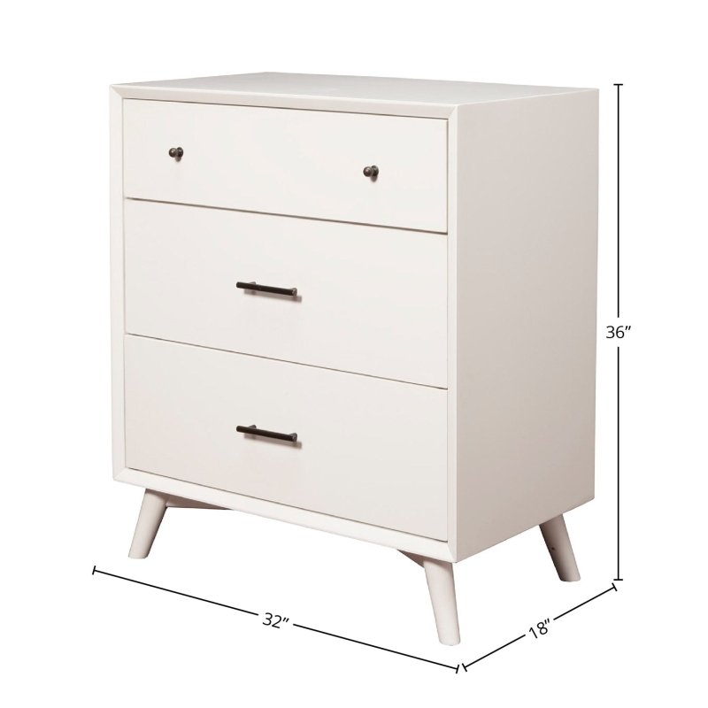 Flynn Small Chest, White - FCHF CITY