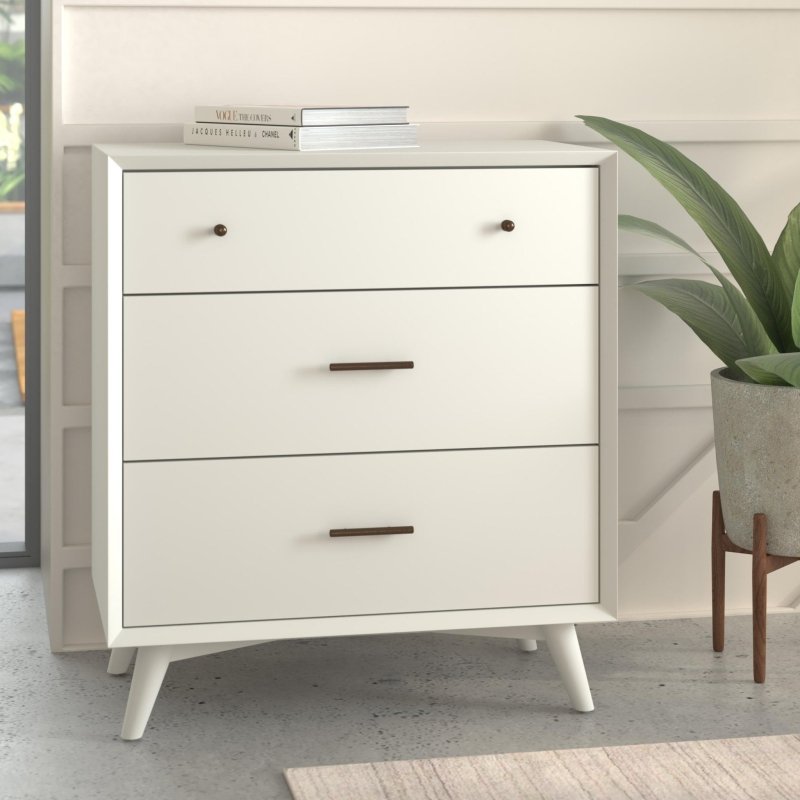 Flynn Small Chest, White - FCHF CITY