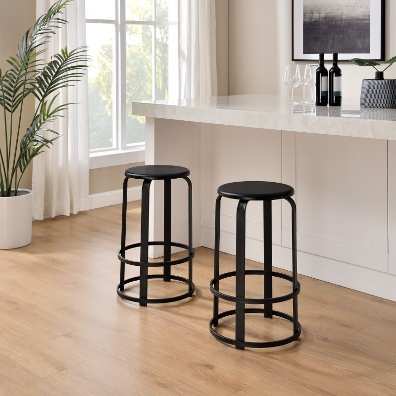 Foremand Kitchen Bar Stool, Set of 2 - FCHF CITY