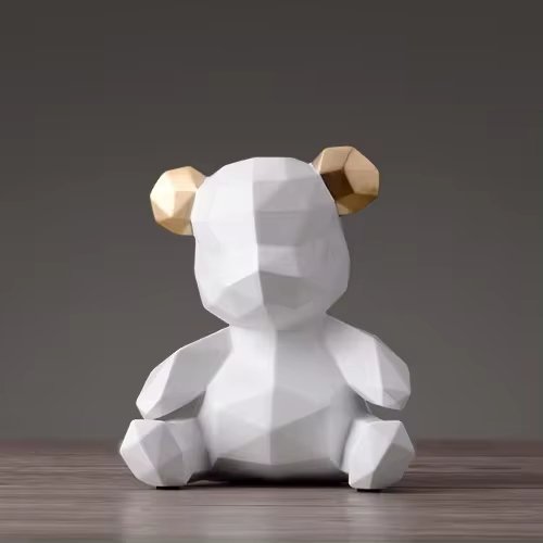 Geometric Bear Figurine - FCHF CITY