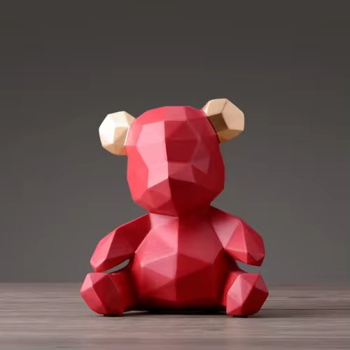 Geometric Bear Figurine - FCHF CITY
