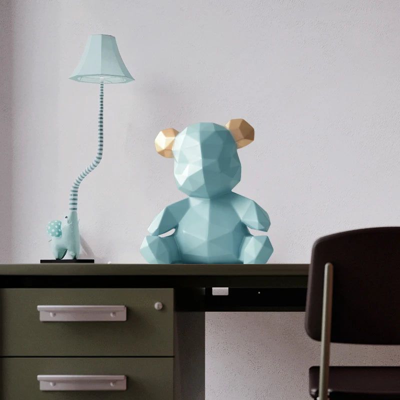Geometric Bear Figurine - FCHF CITY