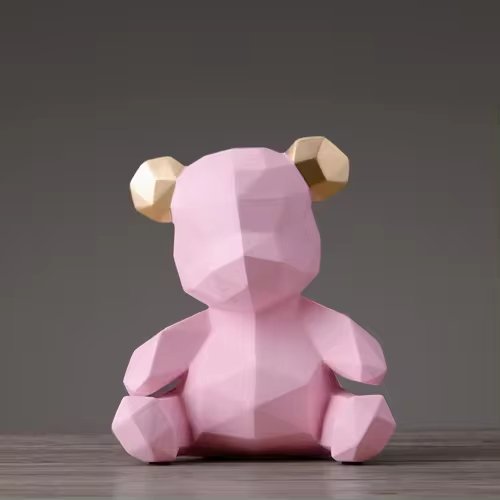 Geometric Bear Figurine - FCHF CITY