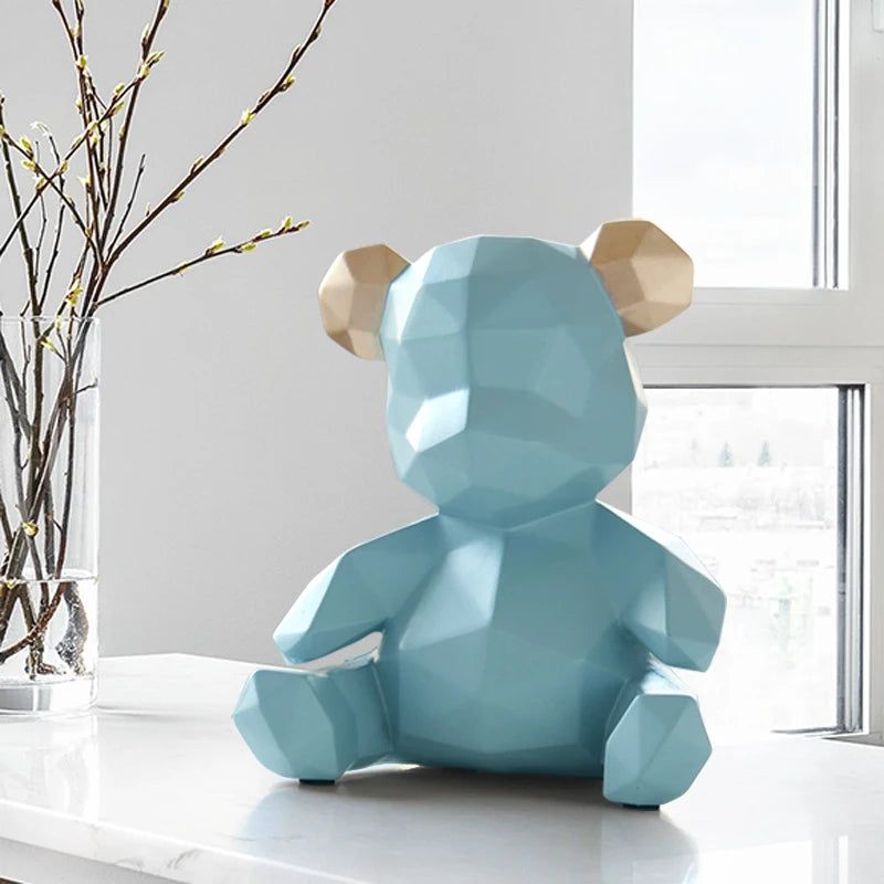 Geometric Bear Figurine - FCHF CITY