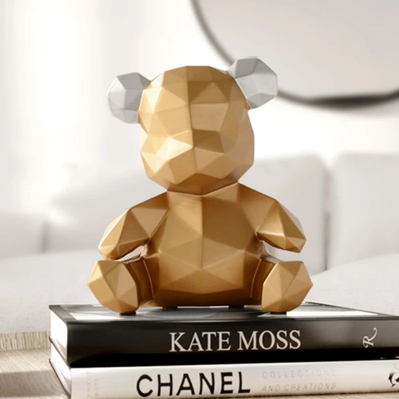 Geometric Bear Figurine - FCHF CITY