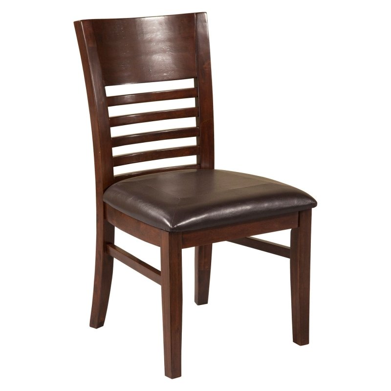 Granada Side Chairs, Brown Merlot - FCHF CITY