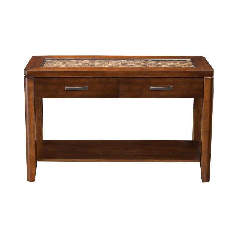 Granada Sofa Table, Brown Merlot - FCHF CITY