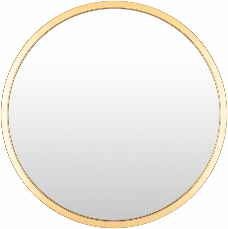 Guinda Round Gold Framed Wall Mirror - FCHF CITY