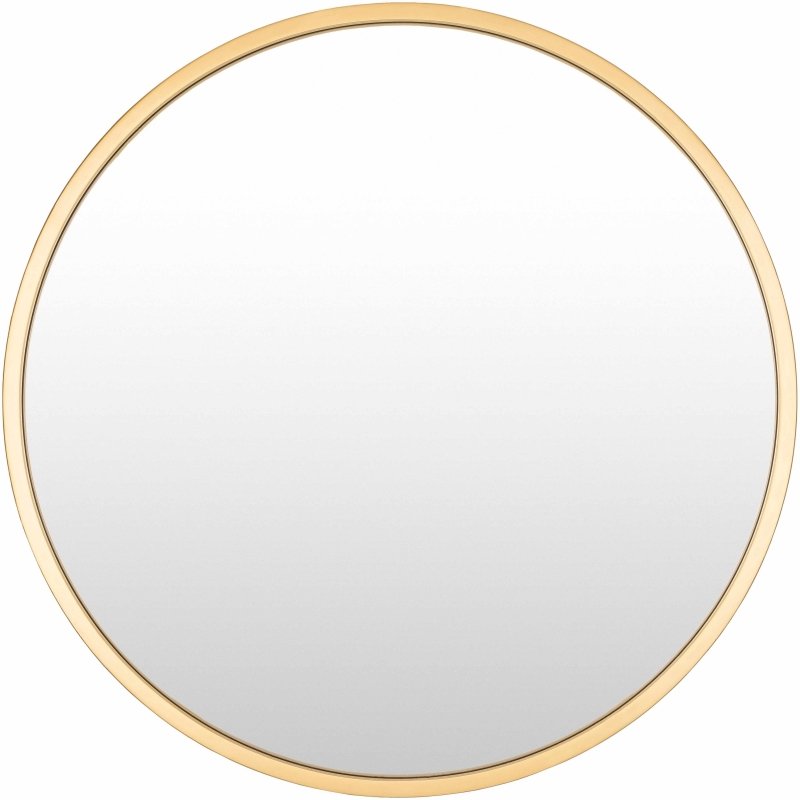 Guinda Round Gold Framed Wall Mirror - FCHF CITY