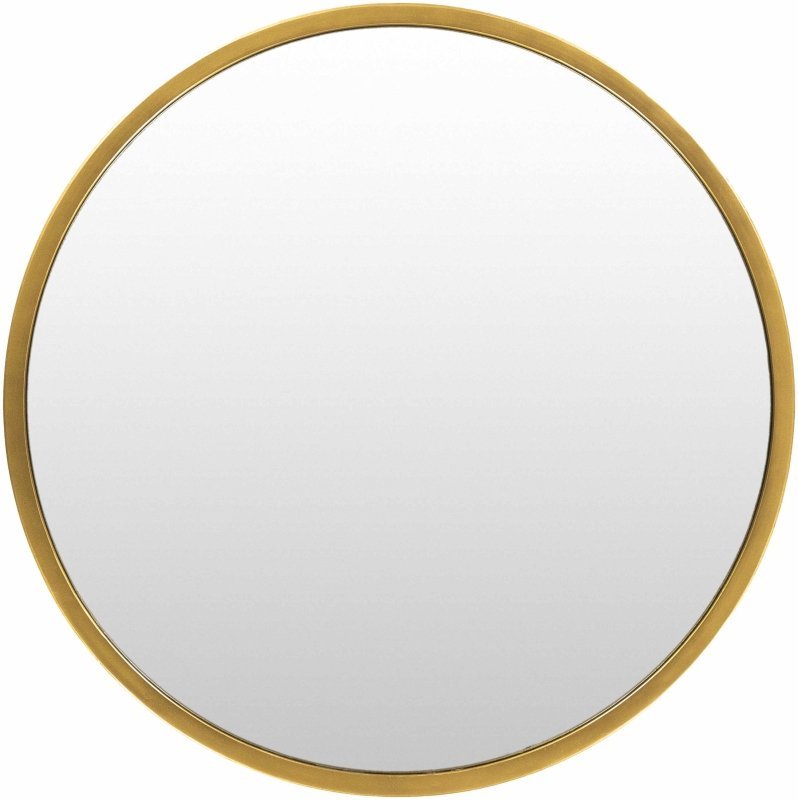 Guinda Round Gold Framed Wall Mirror - FCHF CITY