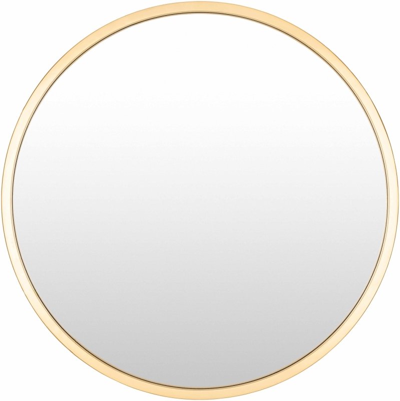 Guinda Round Gold Framed Wall Mirror - FCHF CITY