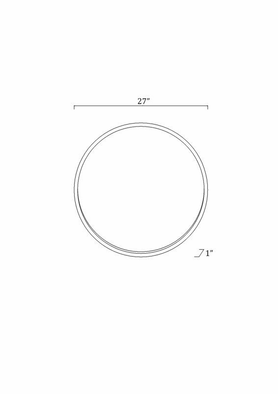 Guinda Round Gold Framed Wall Mirror - FCHF CITY