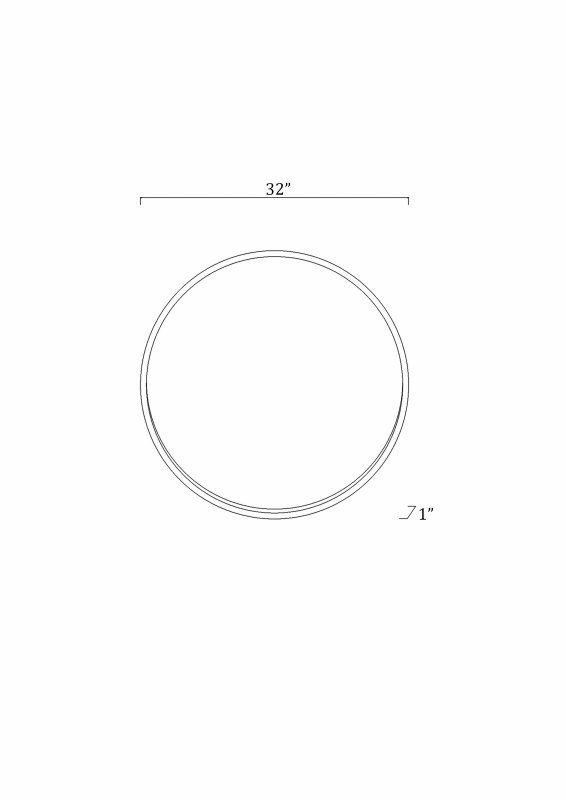 Guinda Round Gold Framed Wall Mirror - FCHF CITY