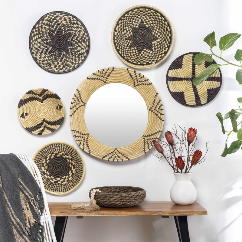 Ipilan Moonj Grass Starburst Round Mirror - FCHF CITY