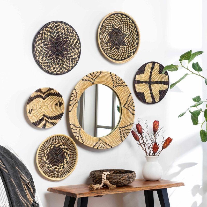 Ipilan Moonj Grass Starburst Round Mirror - FCHF CITY