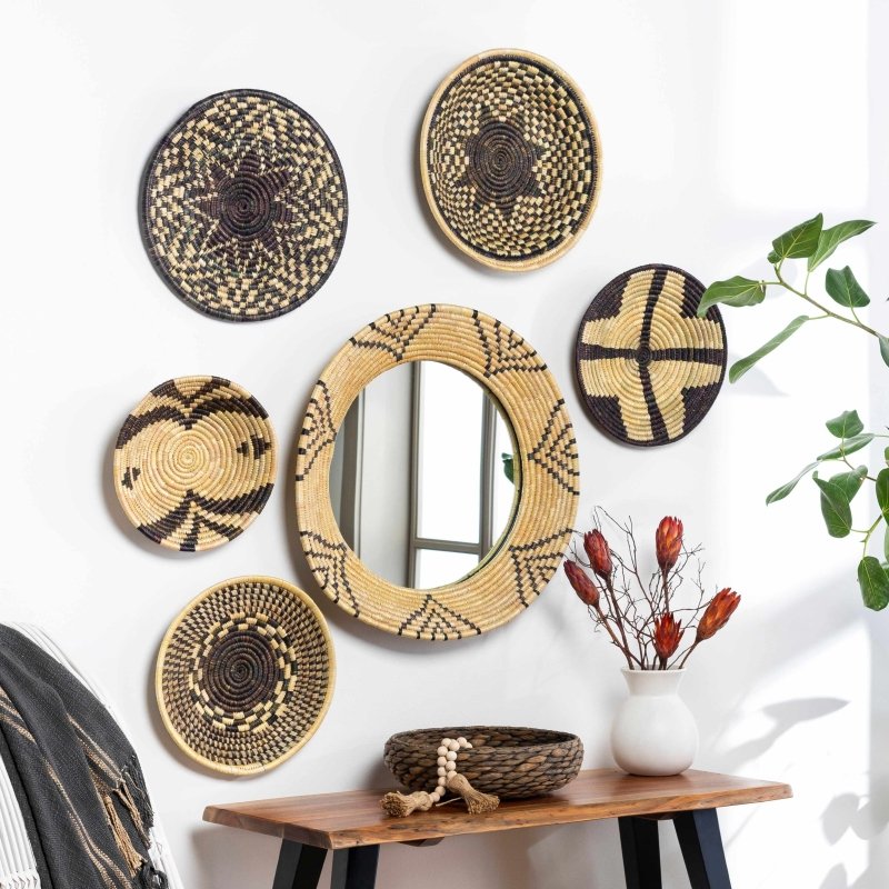 Ipilan Moonj Grass Starburst Round Mirror - FCHF CITY