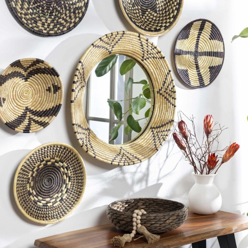 Ipilan Moonj Grass Starburst Round Mirror - FCHF CITY