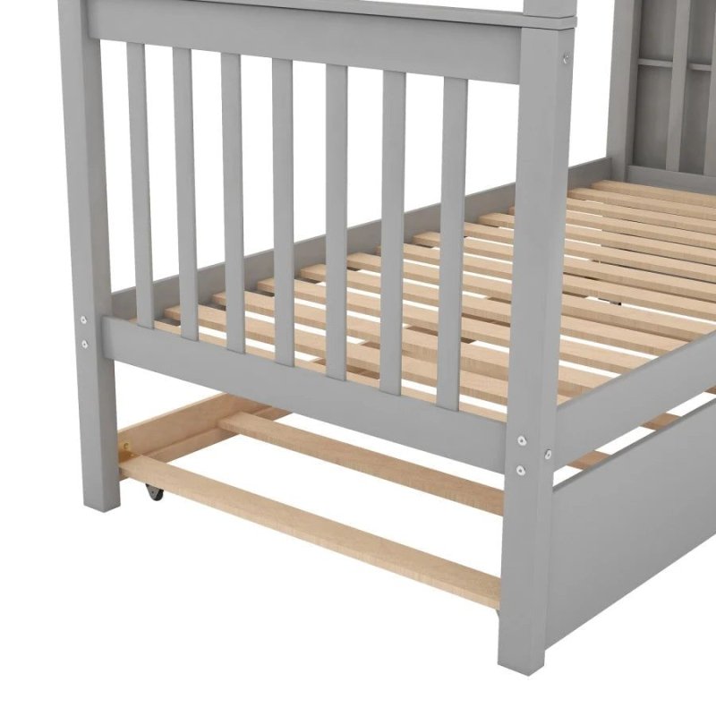 Kelly Bunk Bed with Trundle - FCHF CITY