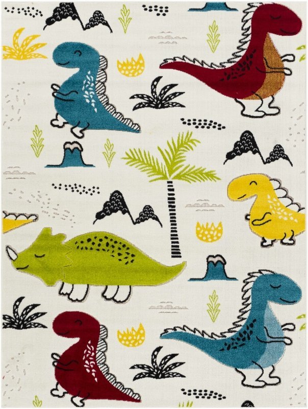 Kids Dianosour Colorful Jungle Playroom Area Rug - FCHF CITY