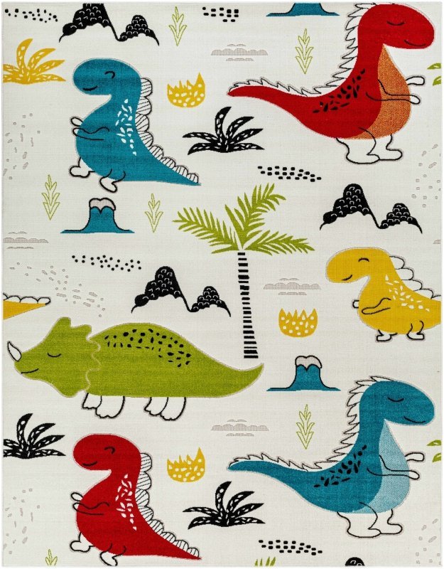 Kids Dianosour Colorful Jungle Playroom Area Rug - FCHF CITY