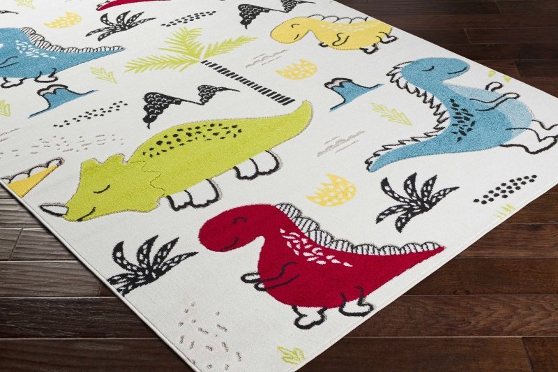 Kids Dianosour Colorful Jungle Playroom Area Rug - FCHF CITY